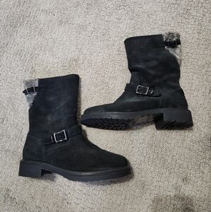 Brand New Cole Haan Fur Boot